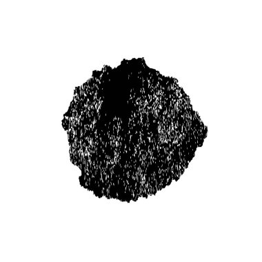 Beyaz arkaplanda soyut tek renkli leke, vektör illüstrasyonu