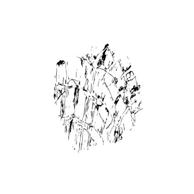 Beyaz arkaplanda grunge spot tasarım ögesi, vektör illüstrasyonu