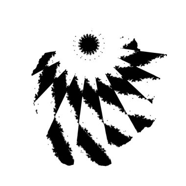 siyah ve beyaz grunge arkaplan, grafik soyut vektör çizimi