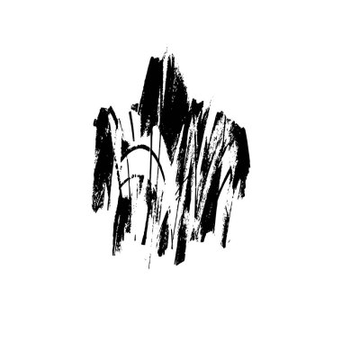 Beyaz arkaplanda grunge spot tasarım ögesi, vektör illüstrasyonu