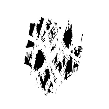 siyah ve beyaz grunge arkaplan, grafik soyut vektör çizimi