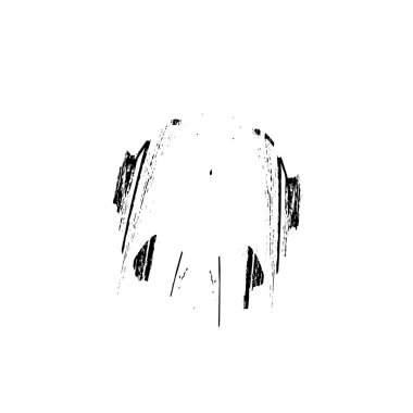 Beyaz arkaplanda grunge spot tasarım ögesi, vektör illüstrasyonu