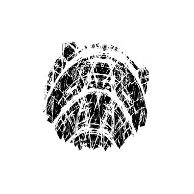 grunge tasarım ögesi, soyut vektör çizimi