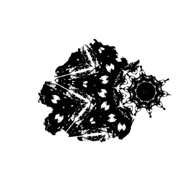 Yuvarlak kabile süsü, vektör illüstrasyon tasarımı