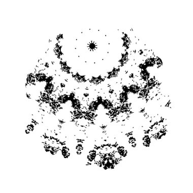 Yuvarlak kabile süsü, vektör illüstrasyon tasarımı