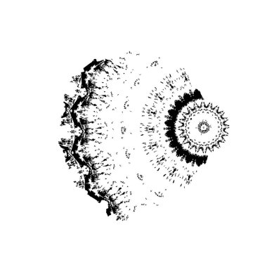 Yuvarlak kabile süsü, vektör illüstrasyon tasarımı