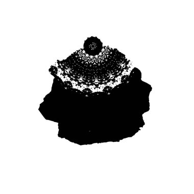 Yuvarlak kabile süsü, vektör illüstrasyon tasarımı