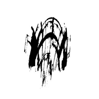 grunge tasarım ögesi, soyut vektör çizimi