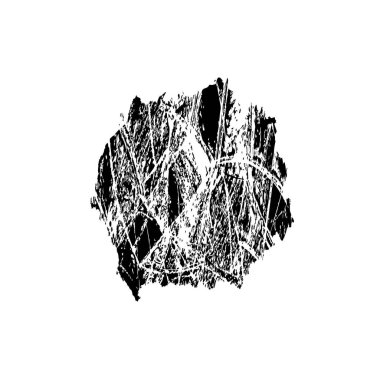 vektör siyah fırça darbesi beyaz arkaplanda izole edildi