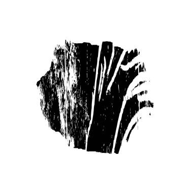 vektör siyah fırça darbesi beyaz arkaplanda izole edildi