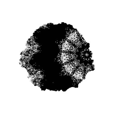 Yuvarlak kabile süsü, vektör illüstrasyon tasarımı