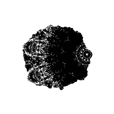 Yuvarlak kabile süsü, vektör illüstrasyon tasarımı