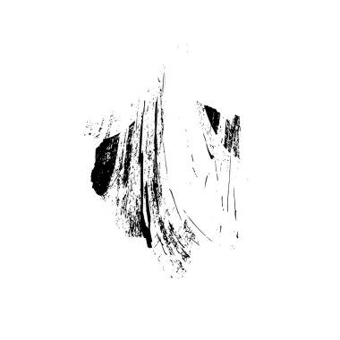 grunge noktası, beyaz arkaplanda soyut tasarım ögesi, vektör illüstrasyonu