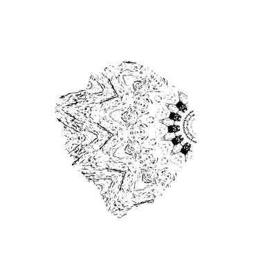 soyut grunge fırça darbesi siyah beyaz