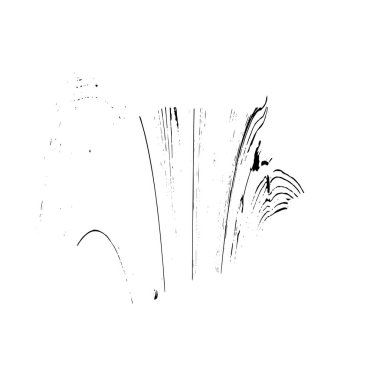 soyut grunge fırça darbesi çizimi
