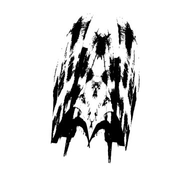 soyut grunge fırça darbesi çizimi