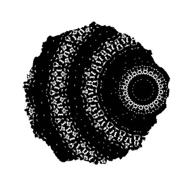 soyut grunge fırça darbesi çizimi