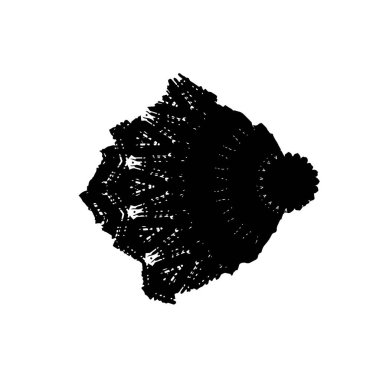 soyut grunge fırça darbesi çizimi