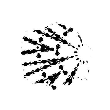 soyut grunge fırça darbesi çizimi