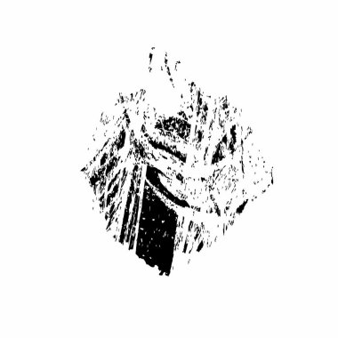 soyut grunge fırça darbesi çizimi
