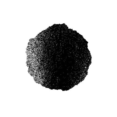 Siyah yuvarlak grunge arkaplanının vektör çizimi.