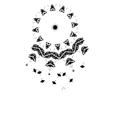 Siyah ve beyaz noktalı soyut arkaplan