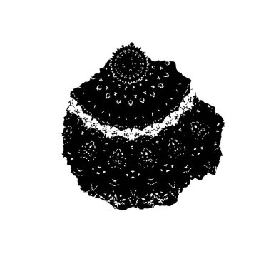 beyaz arkaplanda izole dantel