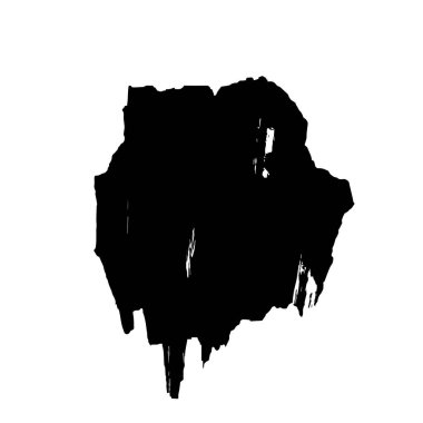 soyut grunge fırça darbesi çizimi