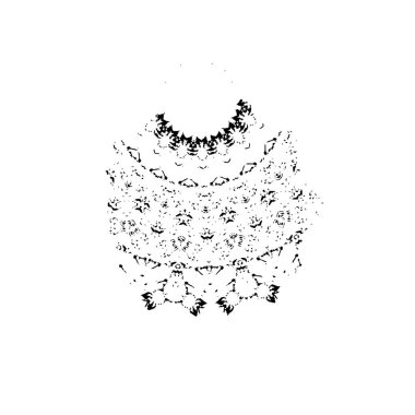 soyut grunge fırça darbesi çizimi