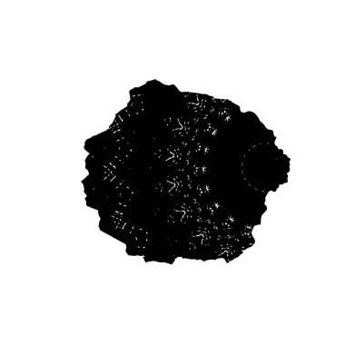 soyut grunge fırça darbesi çizimi