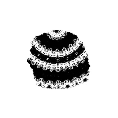 soyut grunge fırça darbesi çizimi