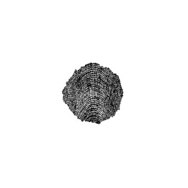 Beyaz arkaplanda soyut siyah renk fırça darbesi