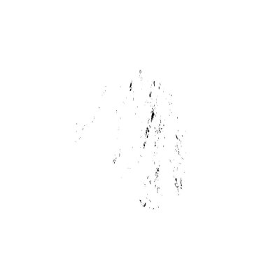 Beyaz arkaplanda soyut siyah renk fırça darbesi