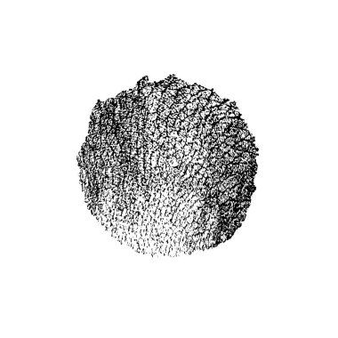 soyut siyah fırça darbesi beyaz arkaplanda izole edildi