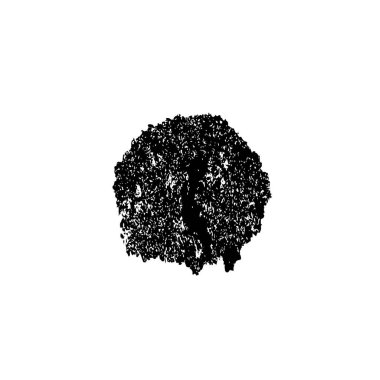 vektör siyah el lekesi vuruşu.