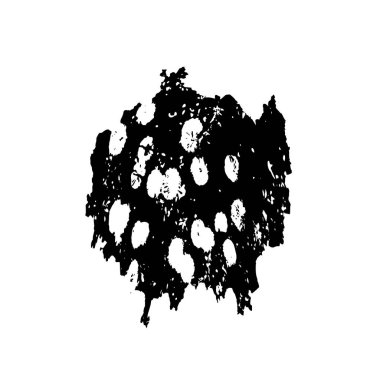 vektör siyah el lekesi vuruşu.