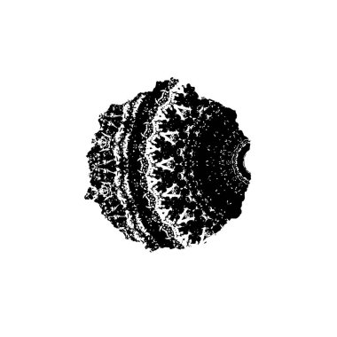 vektör siyah el lekesi vuruşu.