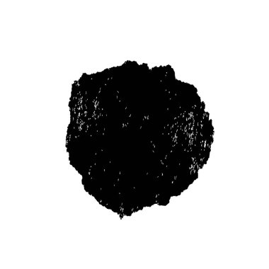 vektör siyah el lekesi vuruşu.