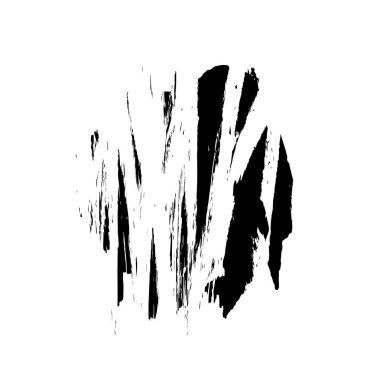 vektör siyah el lekesi vuruşu.