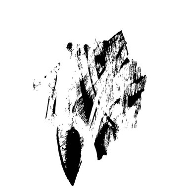 vektör siyah el lekesi vuruşu.