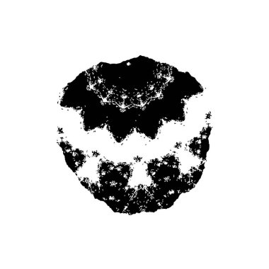 vektör siyah el lekesi vuruşu.