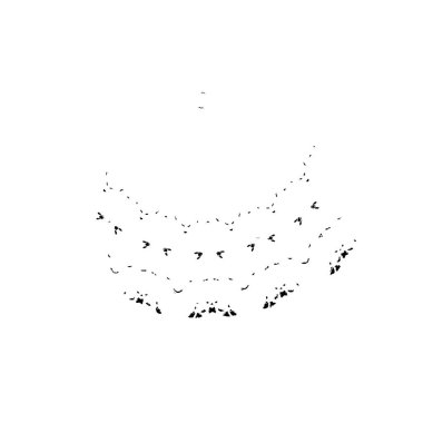 vektör siyah el lekesi vuruşu.