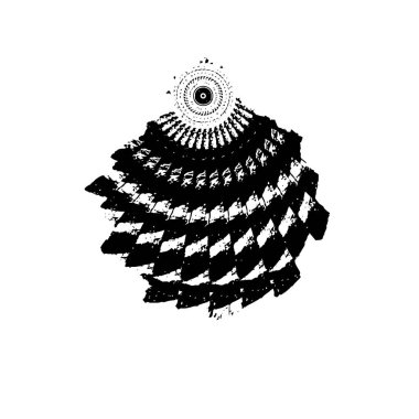 vektör siyah el lekesi vuruşu.