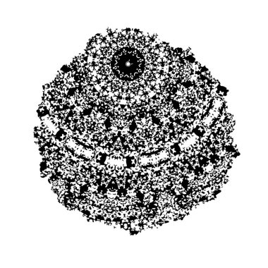 vektör siyah el lekesi vuruşu.