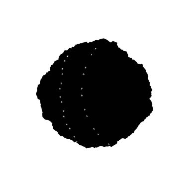 vektör siyah el lekesi vuruşu.