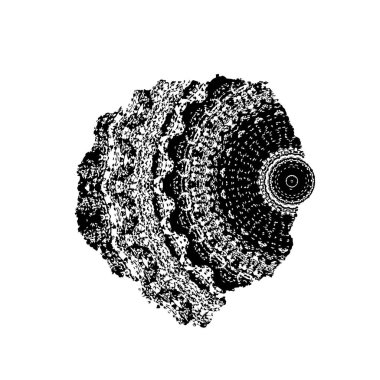 vektör siyah el lekesi vuruşu.