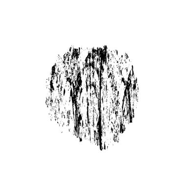 vektör siyah el lekesi vuruşu.