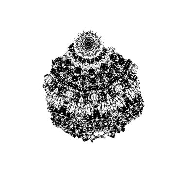 vektör siyah el lekesi vuruşu.