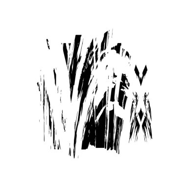 vektör siyah el lekesi vuruşu.