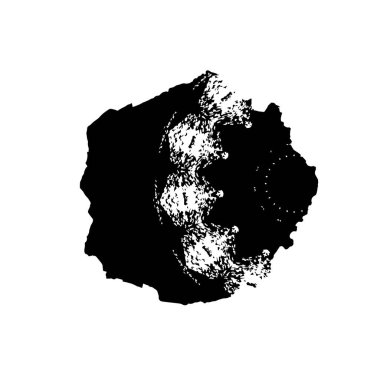 vektör siyah el lekesi vuruşu.